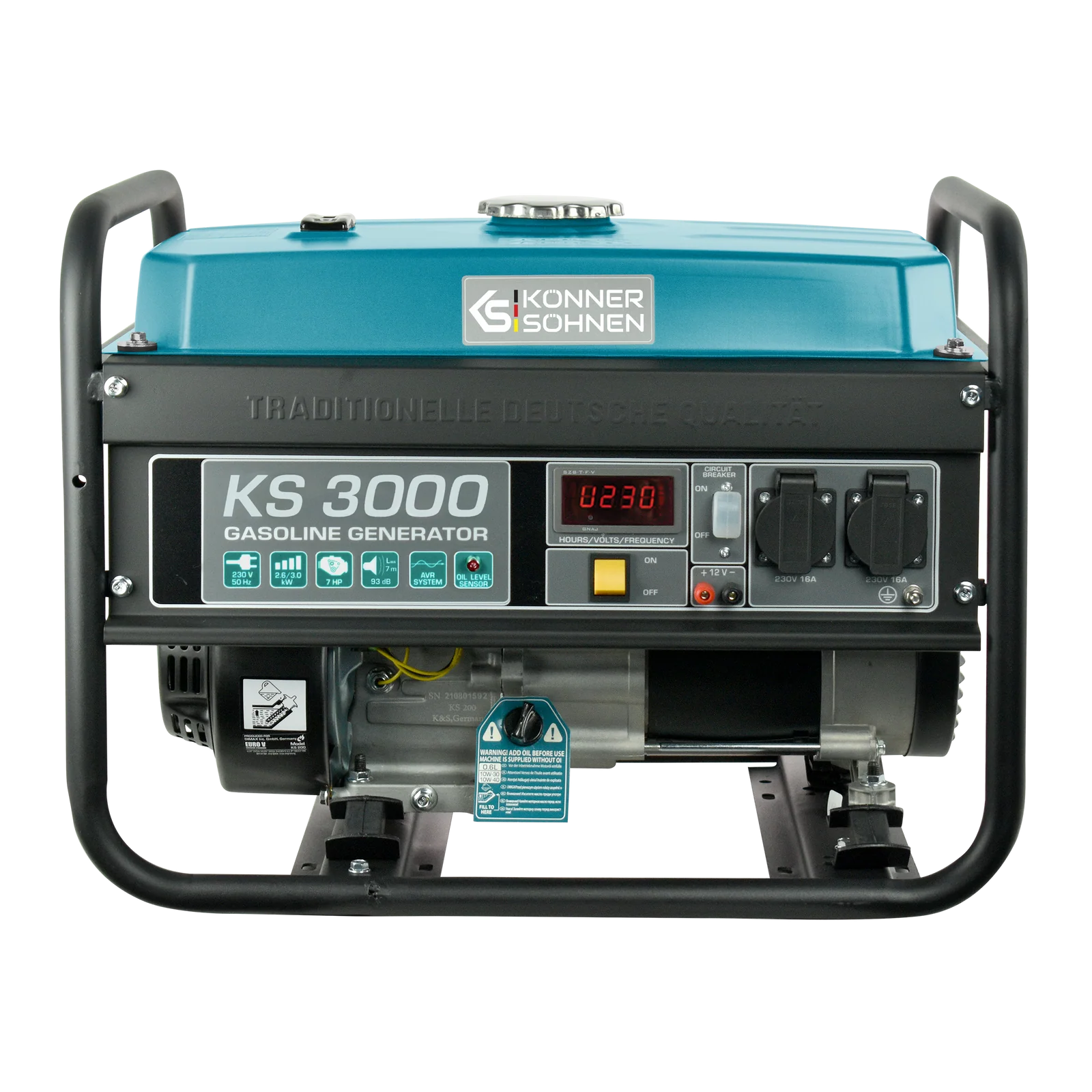 Бензиновий генератор Konner&Sohnen KS 3000