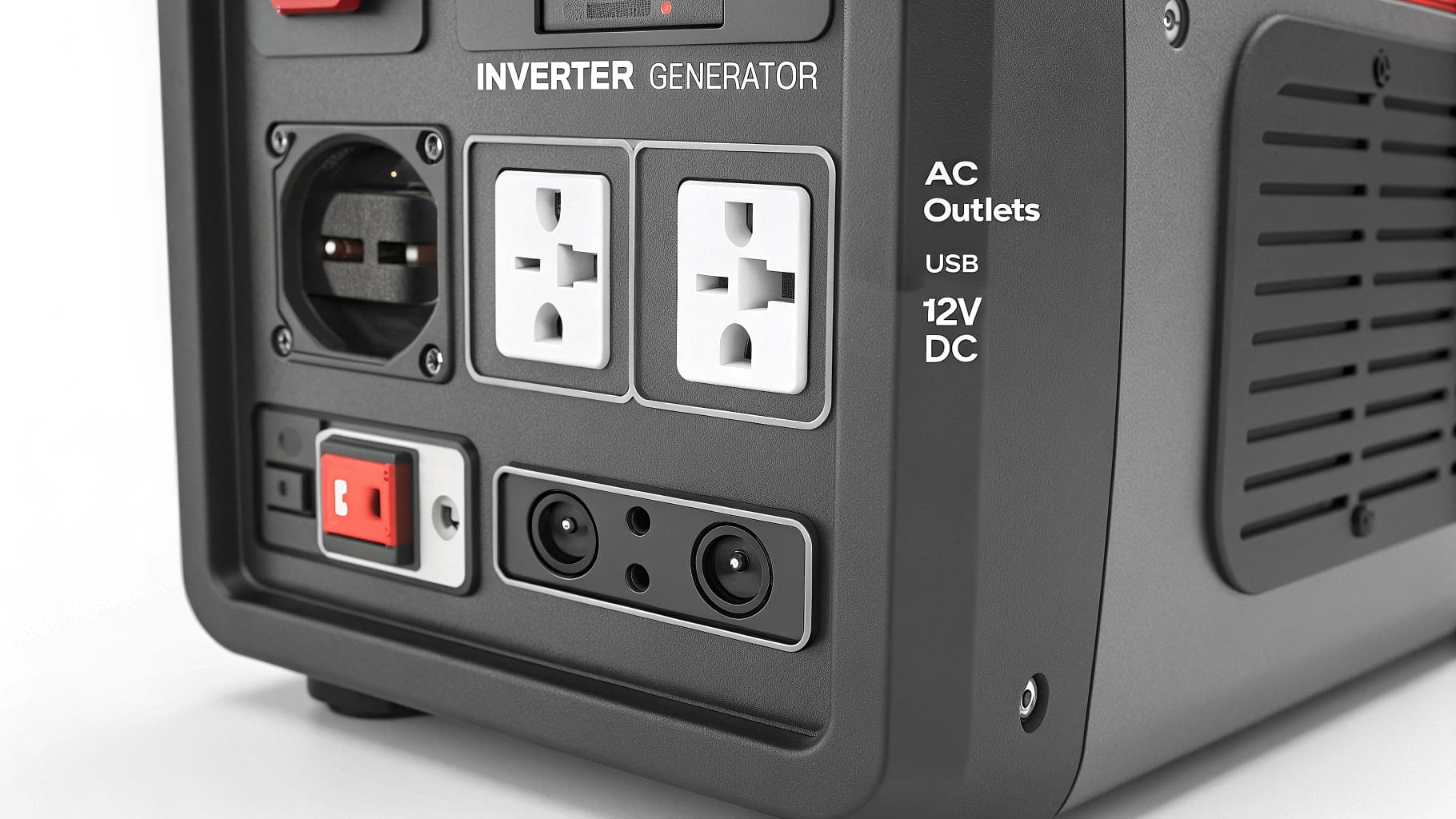 Панель підключення інверторного генератора з USB та різними роз'ємами