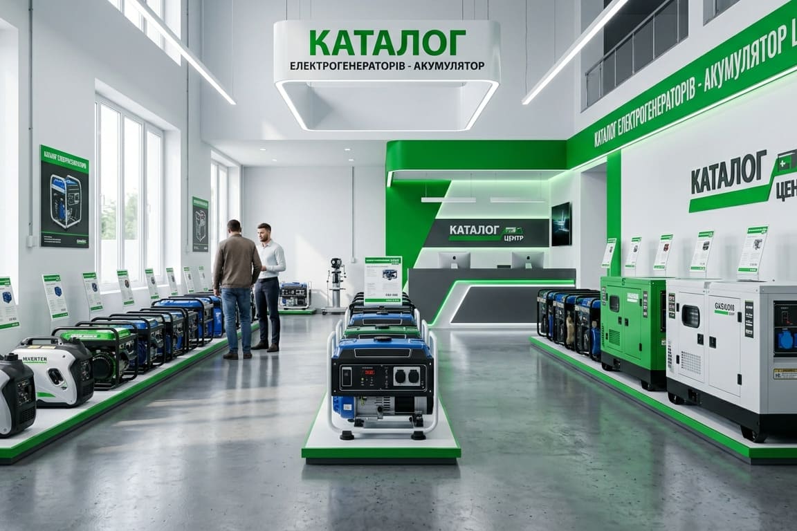 Каталог электрогенераторов в магазине АКУМУЛЯТОР-Центр.