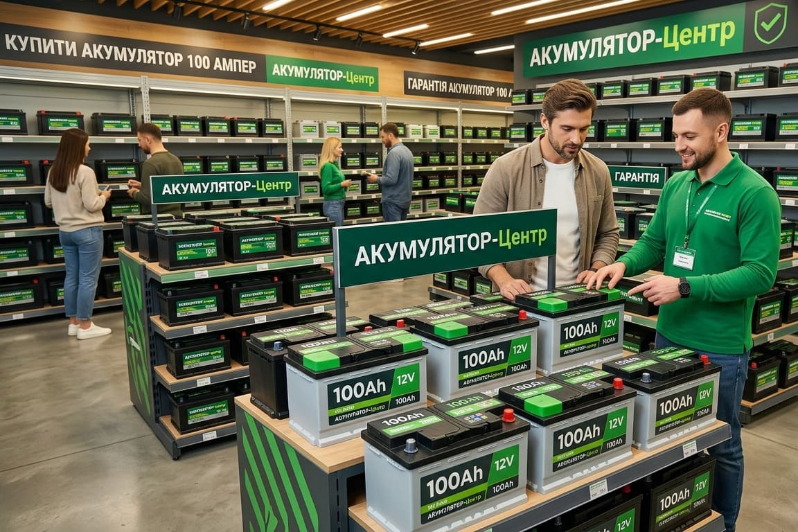 Выбор и покупка аккумулятора 100 Ампер в магазине