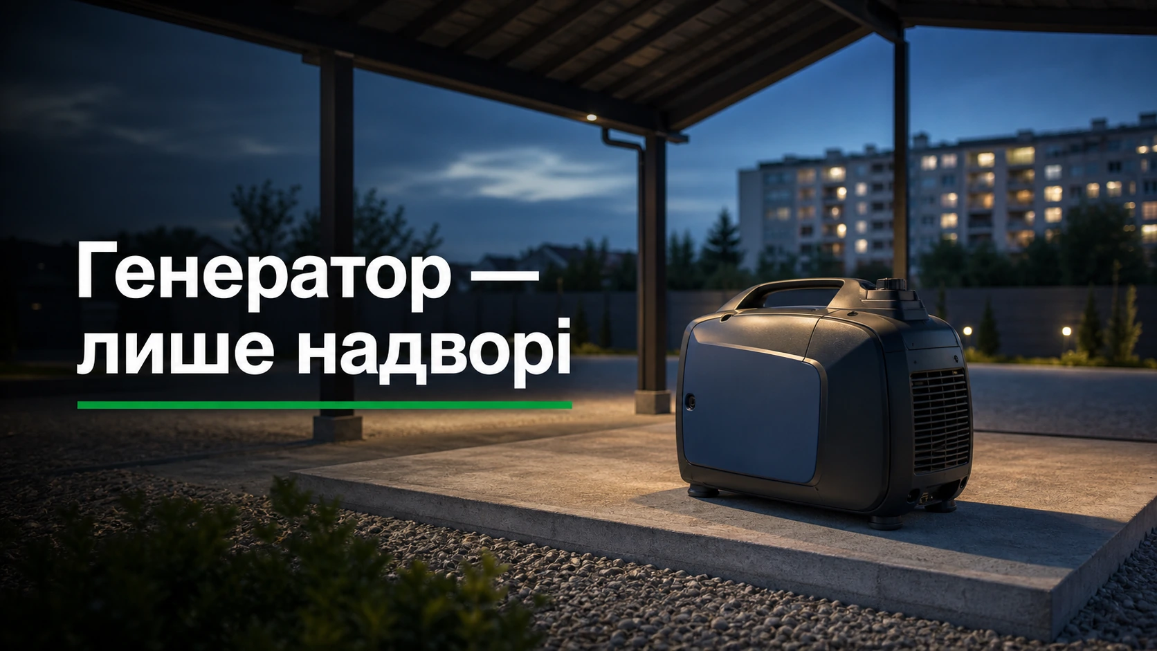 Генератор в квартире: як вибрати і не помилитися