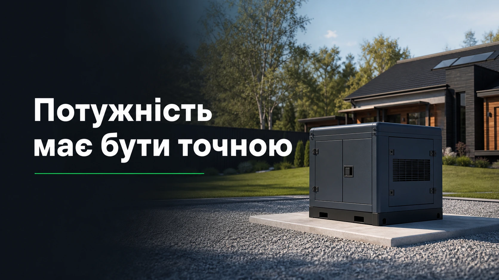 Дизельный генератор для частного дома как выбрать мощность