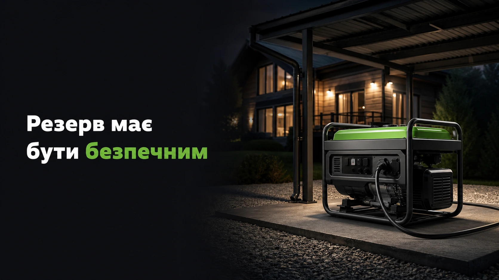 Генератор бензиновий — ідеальний вибір для дому та дачі
