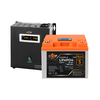 Комплект резервного питания LP (LogicPower) ИБП + литиевая (LiFePO4) батарея (UPS W500+ АКБ LiFePO4 640W) - фото товара 1