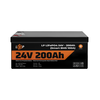Акумулятор LP LiFePO4 24V (25,6V) - 200 Ah (5120Wh) (Smart BMS 100А) з BT пластик для ДБЖ - фото товару 1