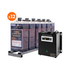 Комплект резервного питания для предприятий LP (LogicPower) ИБП + OPzS батарея (UPS W1500 + АКБ OPzS 7728W) - фото товара 1