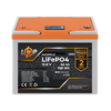 Акумулятор LP LiFePO4 12,8V - 60 Ah (768Wh) (BMS 50A/25А) пластик LCD - фото товару 1