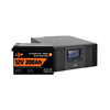 Комплект резервного питания LP (LogicPower) ИБП + литиевая (LiFePO4) батарея (UPS B1500+ АКБ LiFePO4 2560W) - фото товара 1