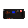 Акумулятор LP LiFePO4 51,2V - 230 Ah (11776Wh) (Smart BMS 200A/100А) з LCD метал RM - фото товару 1