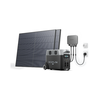 Комплект енергонезалежності EcoFlow PowerStream - мікроінвертор 800W + зарядна станція Delta Pro + 2 x 400W стаціонарні сонячні панелі - фото товару 1