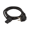 Кабель живлення 220V LP CEE 7/4 C13 - 1.2 м 3x0.5 мм2 (прямой угол) - фото товару 1