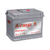Аккумулятор A-mega Premium 60 Ah 600 А (+-) - фото товара 1