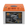 Акумулятор LP LiFePO4 12,8V - 50 Ah (640Wh) (BMS 80А/50A) пластик LCD Smart BT - фото товара 1