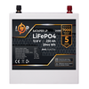 Акумулятор LP LiFePO4 12V (12,8V) - 230 Ah (2944Wh) (BMS 150A/75А) метал для ДБЖ - фото товару 1