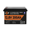 Акумулятор LP LiFePO4 12V (12,8V) - 200 Ah (2560Wh) (Smart BMS 150А) з BT пластик - фото товара 1