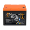 Акумулятор LP LiFePO4 25,6V - 50 Ah (1280Wh) (BMS 80A/50А) пластик Smart BT - фото товара 1
