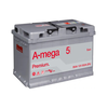 Акумулятор A-mega Premium euro 85 Ah 850 А (- +) - фото товару 1
