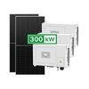 Готовий комплект СЕС 300 кВт: мережевий інвертор Deye SUN-100K-G03 100 кВт + сонячні панелі Longi Solar LR7-72HGD-605M Bifacial