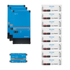 Система накопления энергии HINAESS 40kW : инвертор 45kVA/36kW, Victron MultiPlus-II 15kVA*3, MPPR charge controller, Cerbo GX, UPS 36kW + аккумулятор 40kWh... - фото товара 1