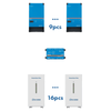 Система накопления энергии HINAESS 229kW : инвертор 135kVA/108kW, Victron MultiPlus-II 15kVA*9, MPPR charge controller, Cerbo GX, UPS 108kW + аккумулятор... - фото товара 1