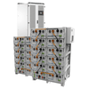 Система накопления энергии HINAESS 315kW : инвертор 150kW, Megarevo MPS0150, PV до 240kW, 250-850V, ток системы до 280A, 420-850V, UPS 150kW + аккумулятор... - фото товара 1