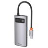 USB Hub Baseus Metal Gleam Series 4-in-1 Multifunctional Type-C Сірий (CAHUB-CY0G) - фото товару 1