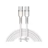 Кабель Baseus Cafule Type-C для Type-C PD 100W 2M Білий (CATJK-D02) - фото товару 1