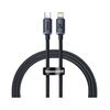 Кабель Baseus Crystal Shine Type-C to Lightning 20W 1.2M Чорний (CAJY000201) - фото товару 1
