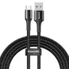 Кабель Baseus Halo USB 2.0 to Type-C 2A 2M Чорний (CATGH-C01) - фото товару 1
