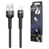 Кабель Remax Jany USB 2.0 to Lightning 2.4A 1M Черный (RC-124i) - фото товару 1