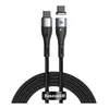 Кабель Baseus Zinc Magnetic Type-C для Type-C PD2.0 100W 1.5M чорний (CATXC-Q01) - фото товару 1