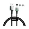 Кабель Baseus Zinc Magnetic Kit Lightning + Type-C + microUSB 2M Чорний (TZCAXC-B01) - фото товару 1