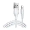 Кабель Remax Lesu Pro USB 2.0 to Lightning 2.1A 1M Белый (RC-160i-w) - фото товару 1