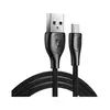 Кабель Remax Lesu Pro USB 2.0 to microUSB 2.1A 1M Черный (RC-160m-b) - фото товару 1