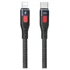 Кабель Remax Lesu Pro Aluminum Alloy Type-C to Lightning PD 20W 1M Черный (RC-188i) - фото товару 1
