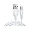 Кабель Remax Lesu Pro USB 2.0 to microUSB 2.1A 1M Белый (RC-160m-w) - фото товару 1