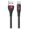 Кабель Remax Lesu Pro Aluminum Alloy USB 2.0 to Type-C 5A 1M Черный (RC-188a) - фото товару 1
