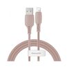 Кабель Baseus Colorful USB 2.0 для Lightning 2.4A 1.2M Рожевий (CALDC-04) - фото товару 1