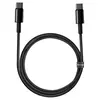 Кабель Baseus Tungsten Gold Type-C to Type-C PD 100W 2M Чорний (CATWJ-A01) - фото товару 1