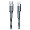 Кабель Remax Sury 2 Type-C to Lightning PD 1M Серый (RC-009-s) - фото товару 1