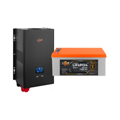 Комплект резервного живлення LP (LogicPower) ДБЖ + літієва (LiFePO4) батарея (UPS W5000+ АКБ LiFePO4 5888W) - фото товару 1