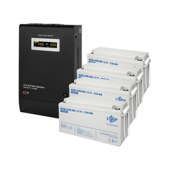 Комплект резервного живлення LP (LogicPower) ДБЖ + мультигелева батарея (UPS W3000 + АКБ MG 8280W) - фото товару 1