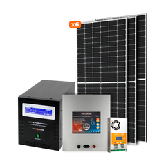 Сонячна електростанція (СЕС) 4kW АКБ 4.3kWh (літій) 100 Ah Преміум - фото товару 1