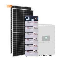 Сонячна електростанція (СЕС) 30kW GRID 3Ф з АКБ (можливе використання під зелений тариф) - фото товару 1