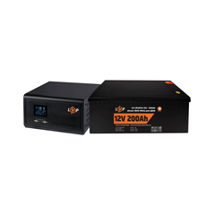 Комплект резервного живлення LP (LogicPower) ДБЖ + літієва (LiFePO4) батарея (UPS 1500VA + АКБ LiFePO4 2560W) - фото товару 1
