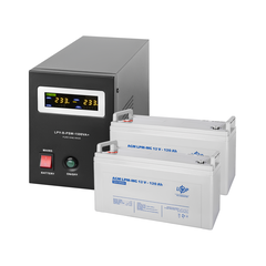 Комплект резервного живлення LP (LogicPower) ДБЖ + мультигелева батарея (UPS B1500 + АКБ MG 3300W) - фото товару 1