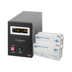 Комплект резервного живлення LP (LogicPower) ДБЖ + мультигелева батарея (UPS B1500 + АКБ MG 4140W) - фото товару 1