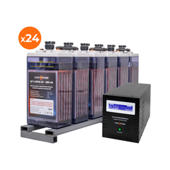 Комплект резервного живлення для підприємств LP (LogicPower) ДБЖ + OPzS батарея (UPS B6000 + АКБ OPzS 15456W) - фото товару 1