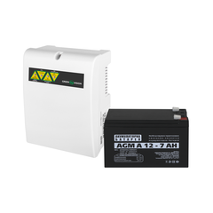 Блок безперебійного живлення з АКБ GV-005-UPS-A-1202-5A-7Ah - фото товару 1