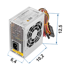 Комп'ютерний блок живлення LP-MICRO-ITX-400-8-2SATA - фото товару 1